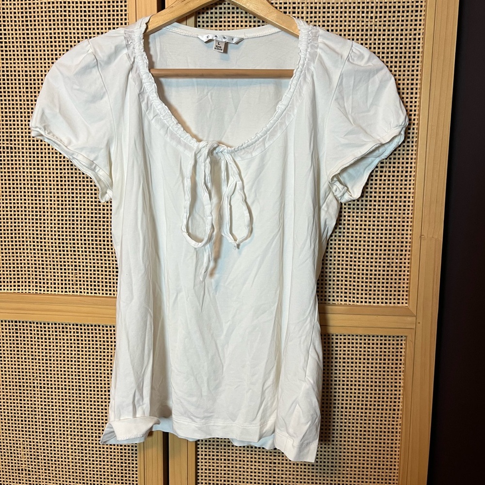 Cabi Women’s L Tie Front Tie Top